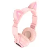 Casti Wireless Borofone BO18 Cat Ear BT headphones [Pink]